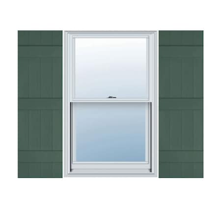 Ekena Millwork Lifetime Vinyl, TailorMade 4 Board Joined (3 Batten), Board-n-Batten, Shutter Loks, LJ4C14X06400FG, PR LJ4C14X06400FG